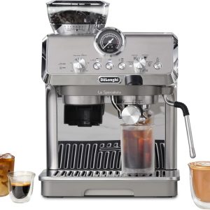<p><strong>De'Longhi La Specialista Arte Evo Espresso Machine: Your Ultimate Home Barista Kit for Lattes, Cappuccinos, & Iced Coffee - Compact Cold Brew Maker with Grinder, Milk Frother, & Tamping Tools</strong></p>