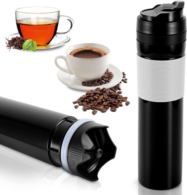 <p><strong>SHANGSKY Portable Coffee Press – Travel-Friendly Coffee Maker & Single Serve Espresso Brewer (300 ML) for Hot & Cold Beverage Lovers!</strong></p>