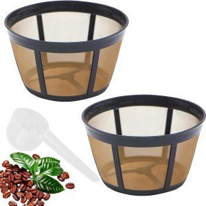 <p><strong>Eco-Friendly 2-Pack Reusable Coffee Filters for BUNN 8, 10, & 12-Cup Coffee Makers – Compatible with BX, BTX, GRX, NHB, NHS, ST, HG & H Series</strong></p>