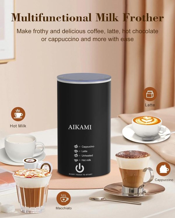 All-in-One Single Serve Coffee Maker: Brew K-Cups & Ground Coffee with Milk Frother & Grinder | 30 oz Removable Water Reservoir | Flexible 6-14 oz Brew Sizes | Perfect Home Coffee Machine - Image 5