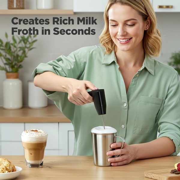 Versatile Single Serve Coffee Maker with Detachable Milk Frother – Brew Perfect Iced & Hot Coffee with K-Cups & Grounds, 40oz Reservoir, 6 Brew Sizes, Fits 7.3” Travel Mugs – Stylish Black - Image 6