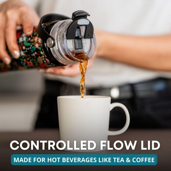 Premium 22 oz Insulated Tea Tumbler Bottle with Infuser – Perfect Travel Mug for Hot & Iced Beverages! - Image 3