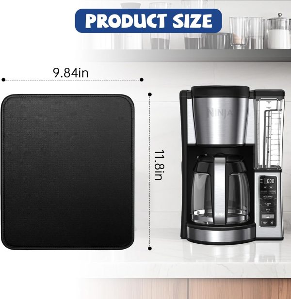 Anti-Slip Sliding Pad for Ninja Drip Coffee Maker (13.77" x 9.8") - Enhance Your Brewing Experience with Smooth Glide & Perfect Fit for Ninja 12-Cup Programmable Maker - Image 2