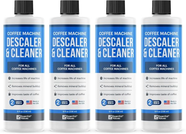 Revitalize Your Coffee Experience with Our 8-Use Descaling Solution for Breville, Keurig, Nespresso, DeLonghi & More—Powerful Liquid Cleaner for Automatic Coffee Makers & Espresso Machines!