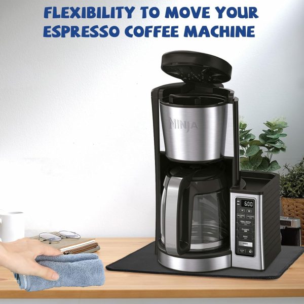 Anti-Slip Sliding Pad for Ninja Drip Coffee Maker (13.77" x 9.8") - Enhance Your Brewing Experience with Smooth Glide & Perfect Fit for Ninja 12-Cup Programmable Maker - Image 7