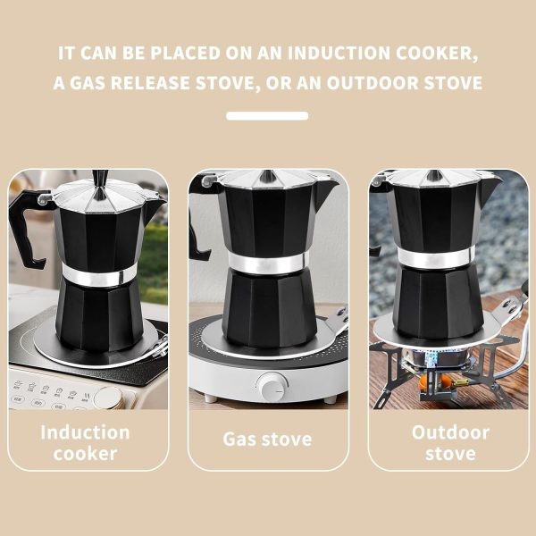 Upgrade Your Brewing: MERMOO YILAN 13cm Heat Diffuser for Induction Cooktops – Perfect Adapter Plate for Moka Pots & Coffee Makers - Image 8