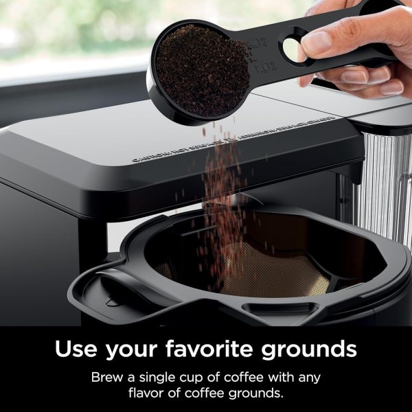 Revitalize Your Coffee Experience: Ninja CM371 Hot & Iced XL Coffee Maker with Rapid Cold Brew - 4 Brew Styles, 8 Size Options from Small Cup to Travel Mug, Single-Serve & 12-Cup Carafe, Permanent Filter & Removable Reservoir (Renewed) - Image 3