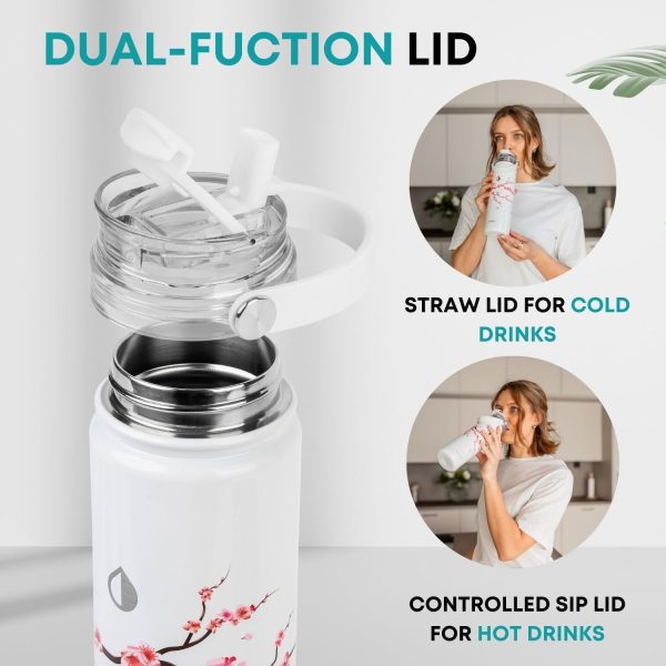Premium 22 oz Insulated Tea Tumbler Bottle with Infuser – Perfect Travel Mug for Hot & Iced Beverages! - Image 5