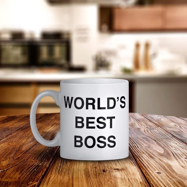 World's Best Boss Coffee Mug | 20 oz Ceramic Mug Inspired by The Office – Perfect Gift for Fans! - Image 5