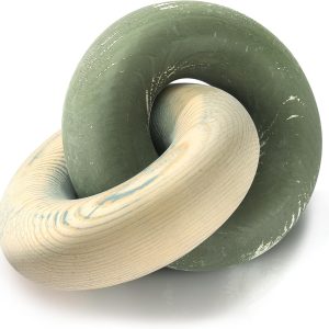 <p><strong>Chic Boho Pine Wood Knot Decor - Stylish Wooden Chain Link Accents for Coffee Tables, Bookshelves & Side Tables - Modern Decorative Knot in Vibrant Green & Yellow for Trendy Home Décor</strong></p>